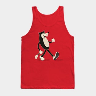 halloween cute wolf character Tank Top